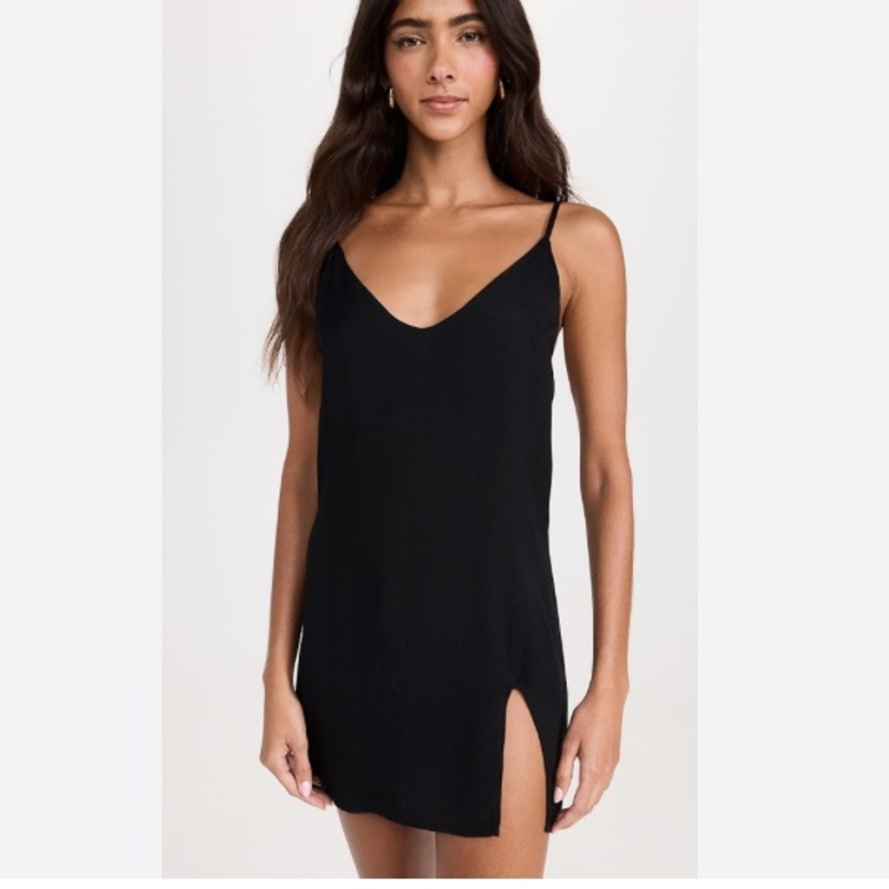 Reformation Marlowe Elegant Black mini Dress size small